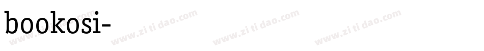 bookosi字体转换