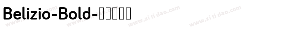 Belizio-Bold字体转换