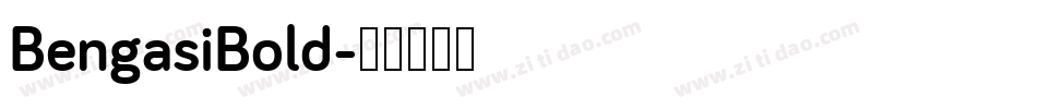 BengasiBold字体转换