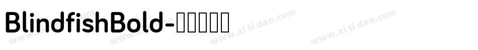 BlindfishBold字体转换