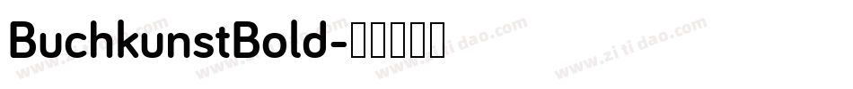 BuchkunstBold字体转换