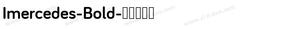 Imercedes-Bold字体转换