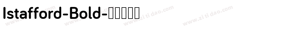 Istafford-Bold字体转换
