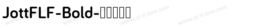 JottFLF-Bold字体转换
