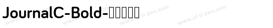 JournalC-Bold字体转换