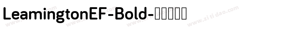 LeamingtonEF-Bold字体转换