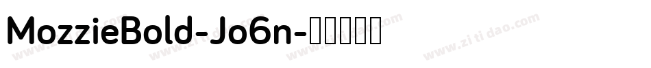 MozzieBold-Jo6n字体转换