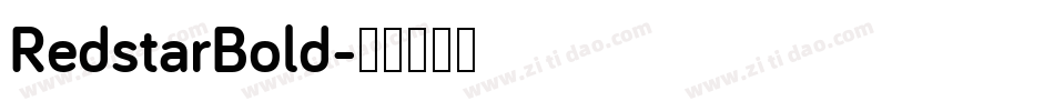RedstarBold字体转换