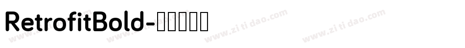 RetrofitBold字体转换