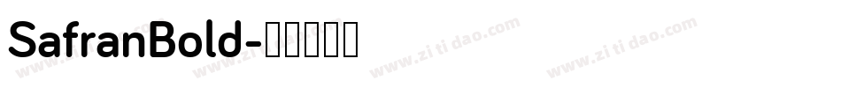 SafranBold字体转换