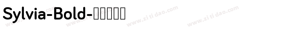 Sylvia-Bold字体转换