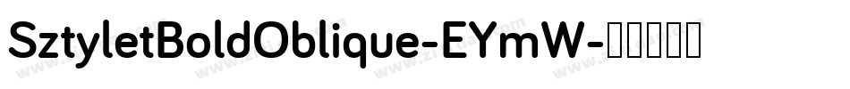 SztyletBoldOblique-EYmW字体转换
