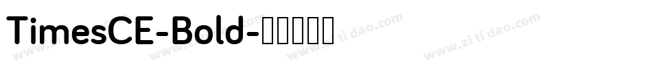 TimesCE-Bold字体转换