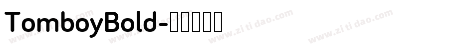 TomboyBold字体转换