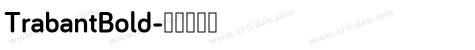 TrabantBold字体转换