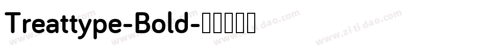 Treattype-Bold字体转换