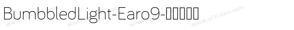 BumbbledLight-Earo9字体转换