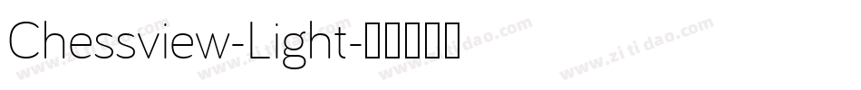 Chessview-Light字体转换