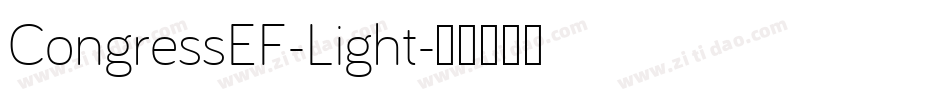 CongressEF-Light字体转换