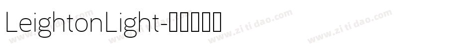 LeightonLight字体转换