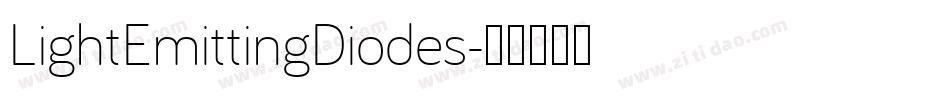 LightEmittingDiodes字体转换