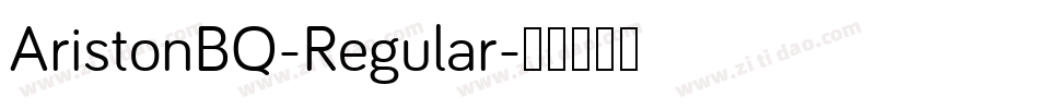 AristonBQ-Regular字体转换