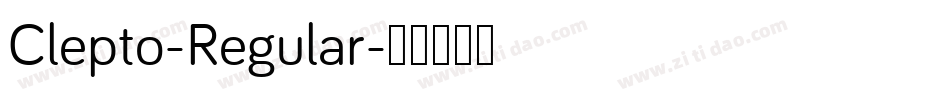 Clepto-Regular字体转换 Clepto-Regular字体转换