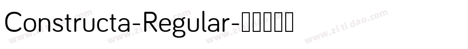 Constructa-Regular字体转换 Constructa-Regular字体转换