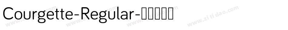 Courgette-Regular字体转换 Courgette-Regular字体转换