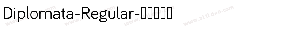Diplomata-Regular字体转换