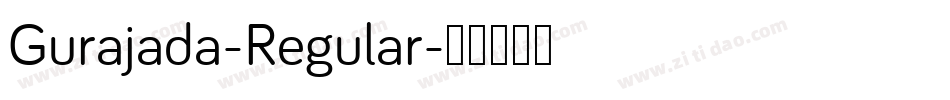 Gurajada-Regular字体转换