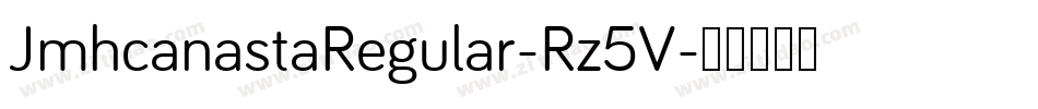 JmhcanastaRegular-Rz5V字体转换