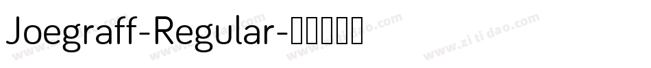 Joegraff-Regular字体转换
