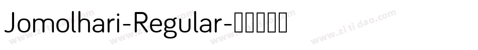 Jomolhari-Regular字体转换