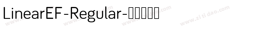 LinearEF-Regular字体转换