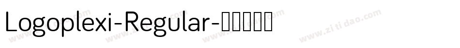 Logoplexi-Regular字体转换