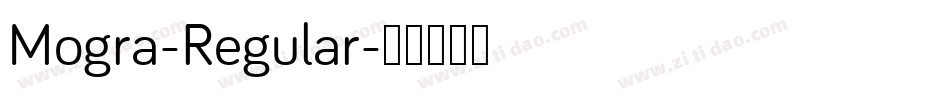 Mogra-Regular字体转换