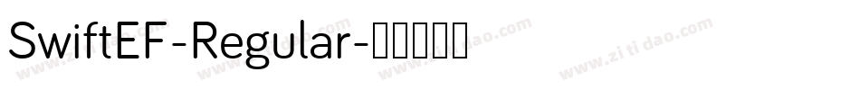 SwiftEF-Regular字体转换