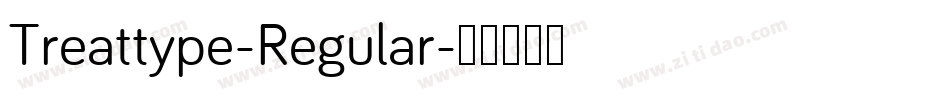 Treattype-Regular字体转换