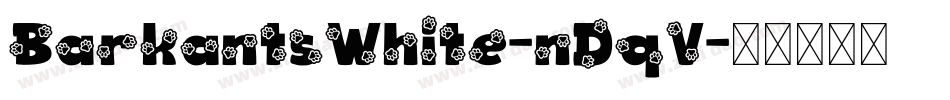 BarkantsWhite-nDqV字体转换