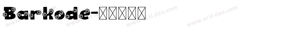 Barkode字体转换