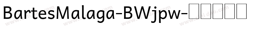 BartesMalaga-BWjpw字体转换