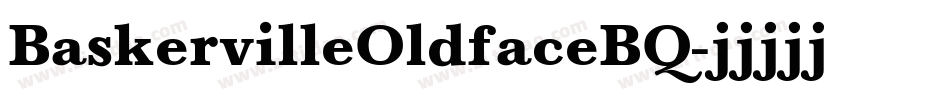 BaskervilleOldfaceBQ字体转换