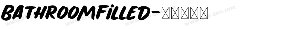 BathroomFilled字体转换 BathroomFilled字体转换
