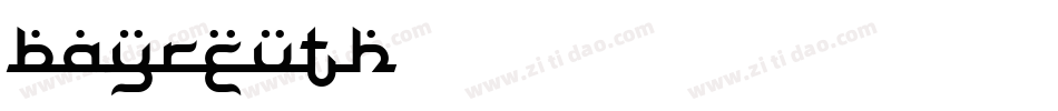 Bayreuth字体转换