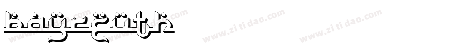 Bayreuth字体转换