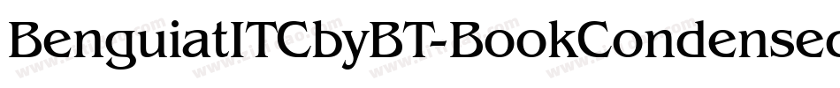 BenguiatITCbyBT-BookCondensed字体转换