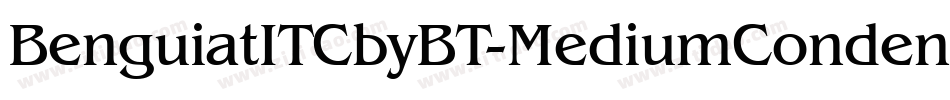 BenguiatITCbyBT-MediumCondensed字体转换