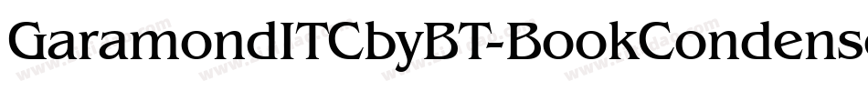 GaramondITCbyBT-BookCondensed字体转换