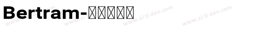 Bertram字体转换